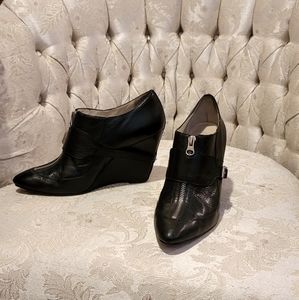 Elizabeth and James wedged booties